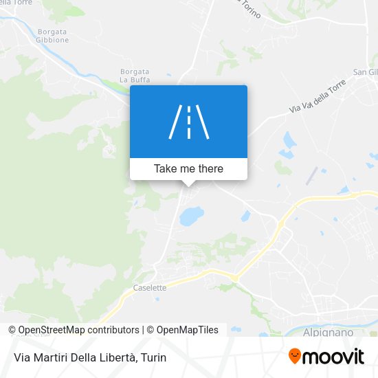 Via Martiri Della Libertà map