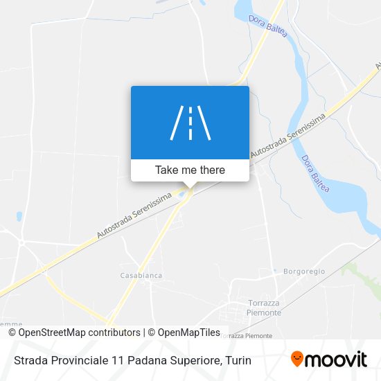 Strada Provinciale 11 Padana Superiore map