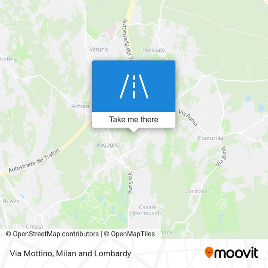 Via Mottino map