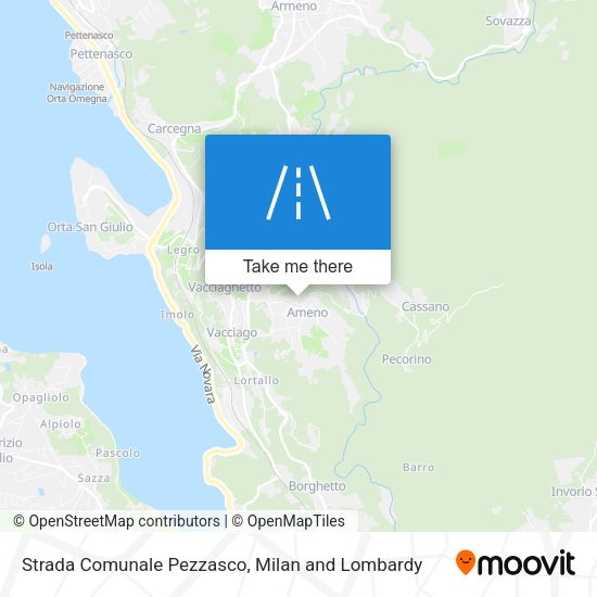 Strada Comunale Pezzasco map