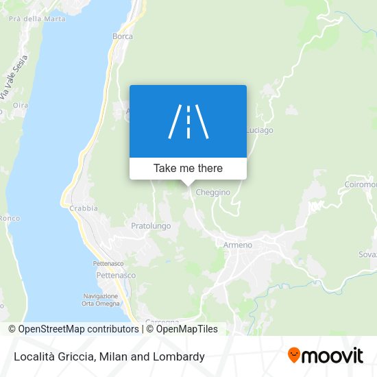 Località Griccia map