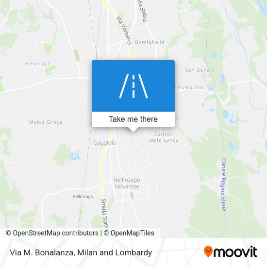 Via M. Bonalanza map