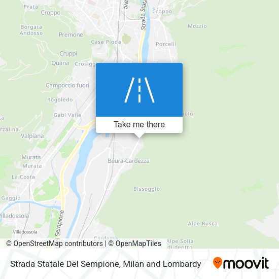 Strada Statale Del Sempione map