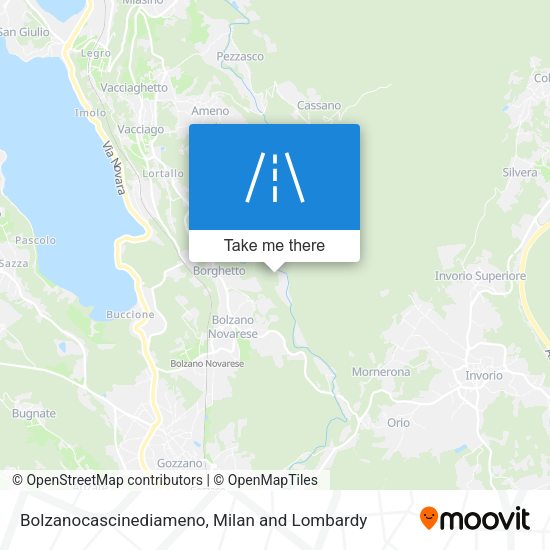 Bolzanocascinediameno map
