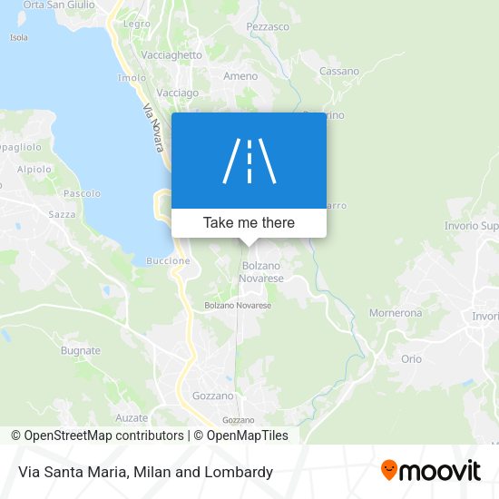 Via Santa Maria map