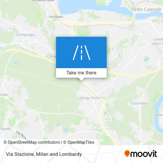 Via Stazione map