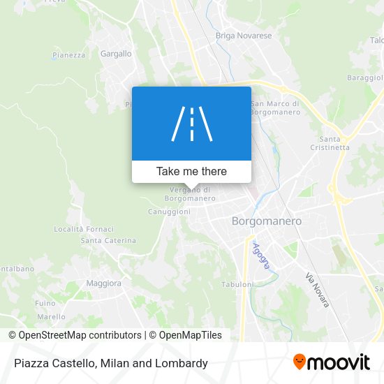 Piazza Castello map
