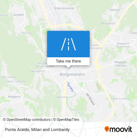 Ponte Araldo map