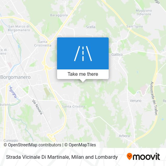 Strada Vicinale Di Martinale map