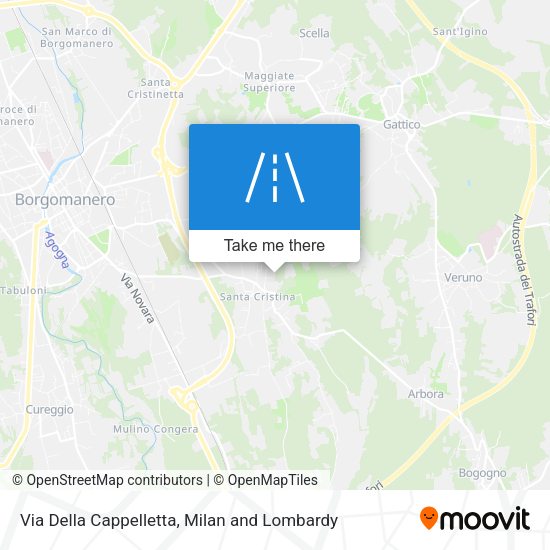 Via Della Cappelletta map