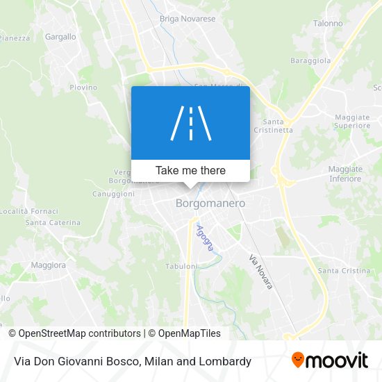 Via Don Giovanni Bosco map