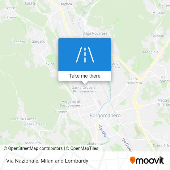 Via Nazionale map