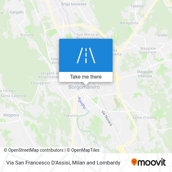 Via San Francesco D'Assisi map
