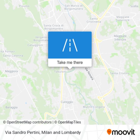 Via Sandro Pertini map