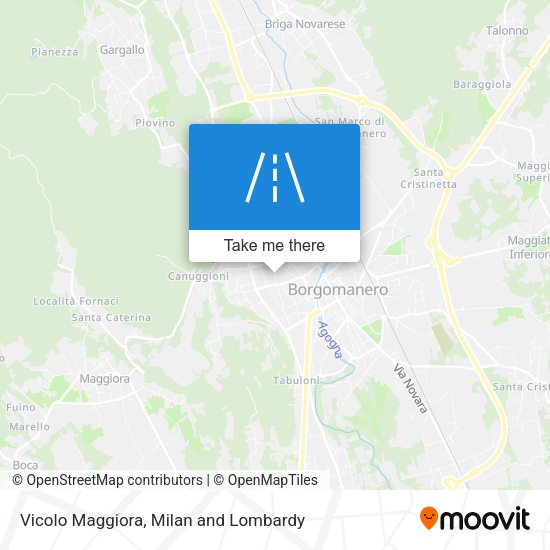 Vicolo Maggiora map