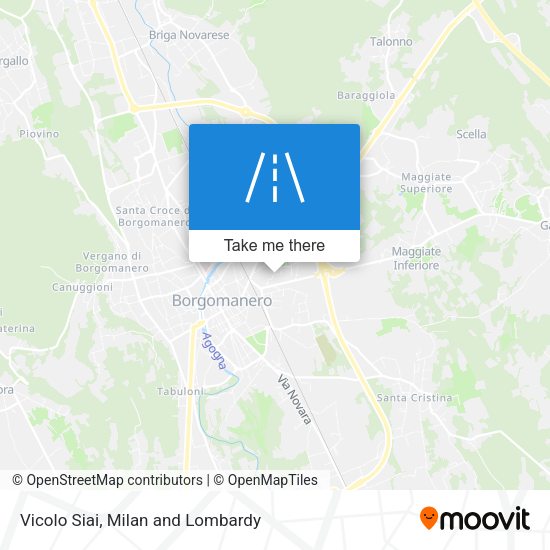 Vicolo Siai map
