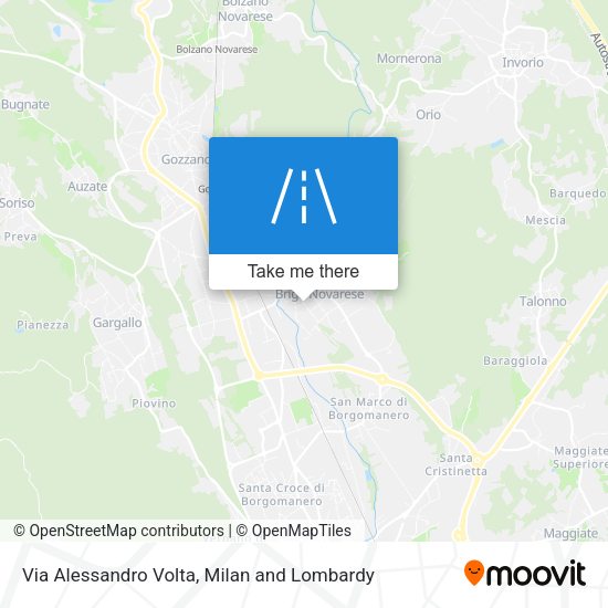 Via Alessandro Volta map