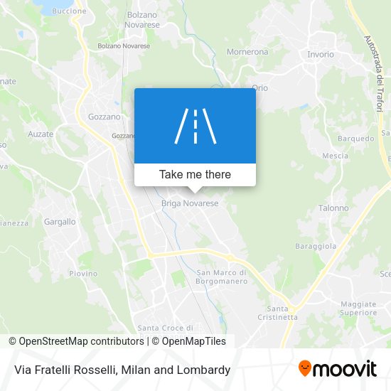 Via Fratelli Rosselli map
