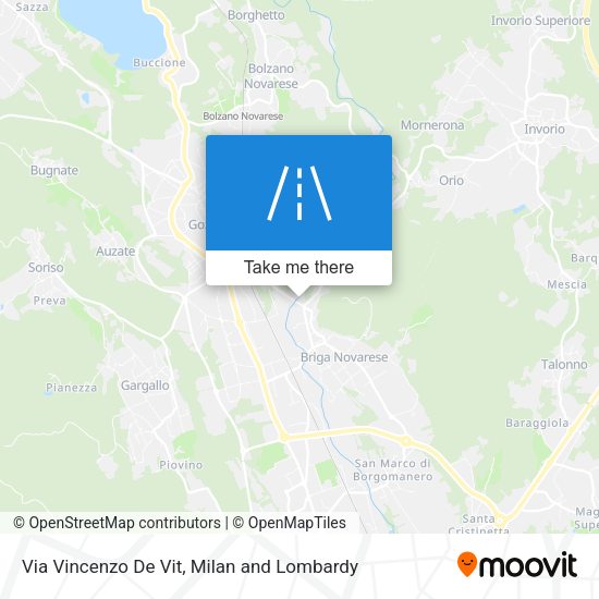 Via Vincenzo De Vit map