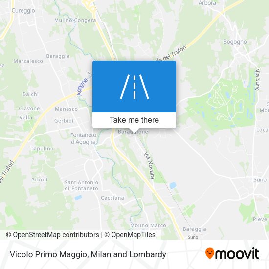 Vicolo Primo Maggio map
