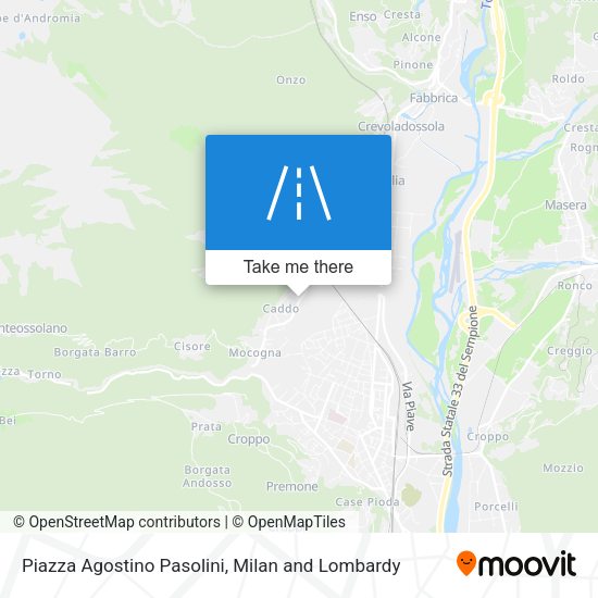 Piazza Agostino Pasolini map