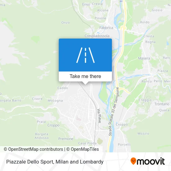 Piazzale Dello Sport map