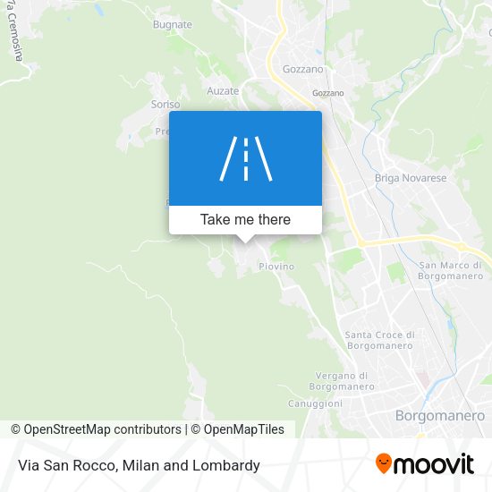 Via San Rocco map