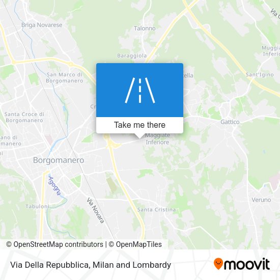 Via Della Repubblica map