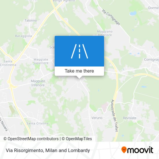 Via Risorgimento map