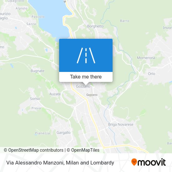 Via Alessandro Manzoni map