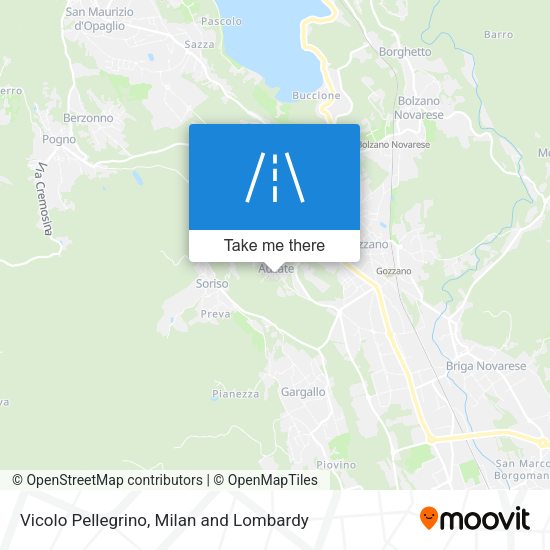 Vicolo Pellegrino map