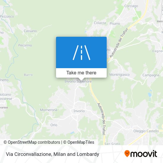 Via Circonvallazione map