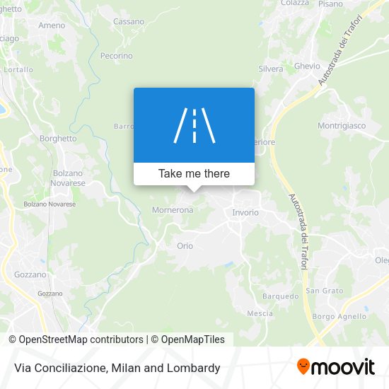 Via Conciliazione map