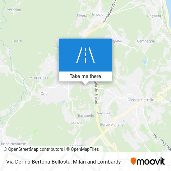 Via Dorina Bertona Bellosta map