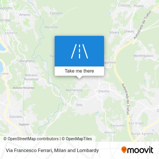 Via Francesco Ferrari map