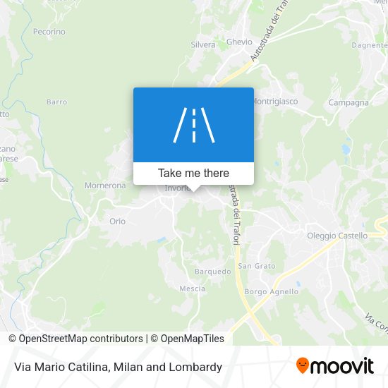 Via Mario Catilina map