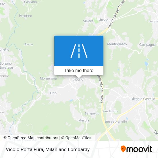 Vicolo Porta Fura map