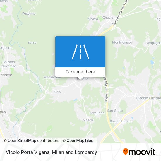 Vicolo Porta Vigana map