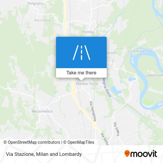 Via Stazione map