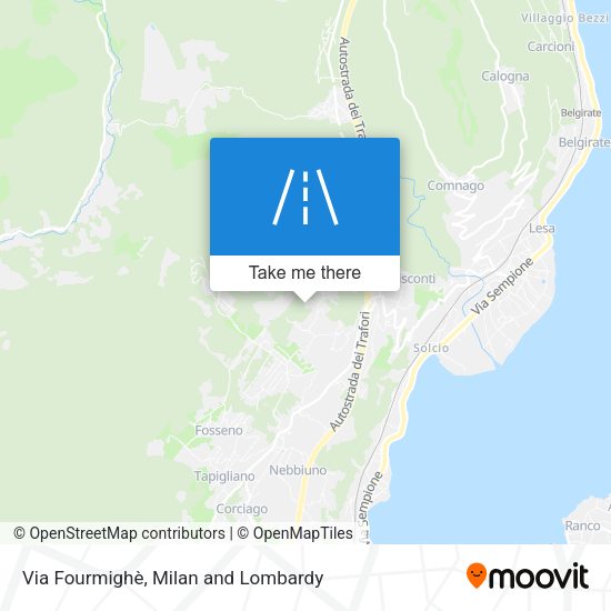 Via Fourmighè map