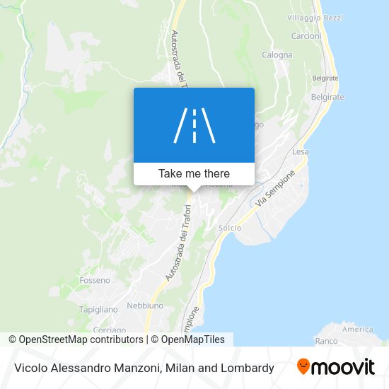 Vicolo Alessandro Manzoni map
