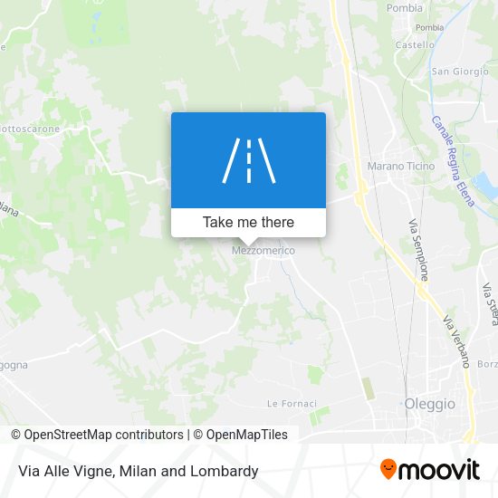 Via Alle Vigne map