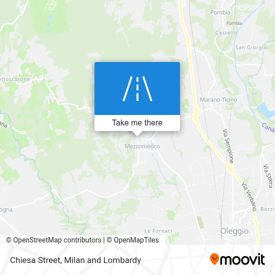 Chiesa Street map