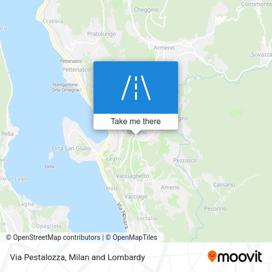 Via Pestalozza map