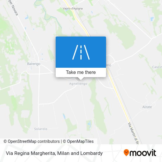Via Regina Margherita map