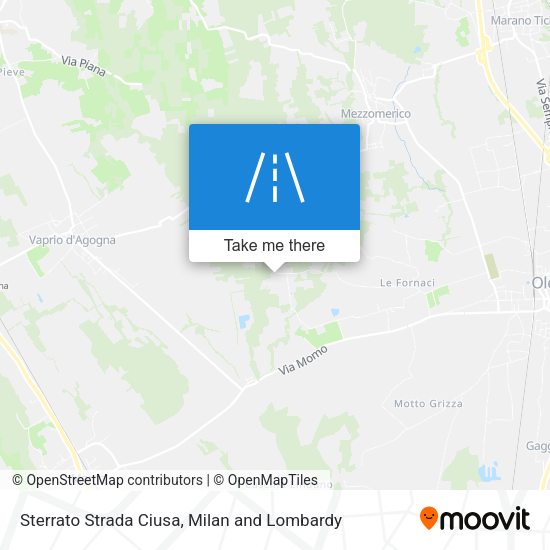 Sterrato Strada Ciusa map
