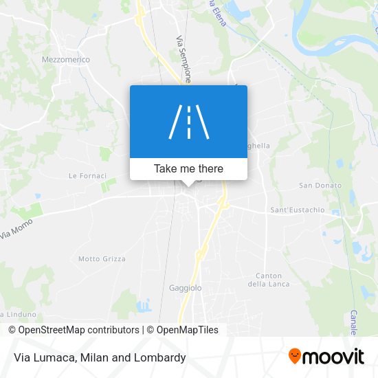 Via Lumaca map