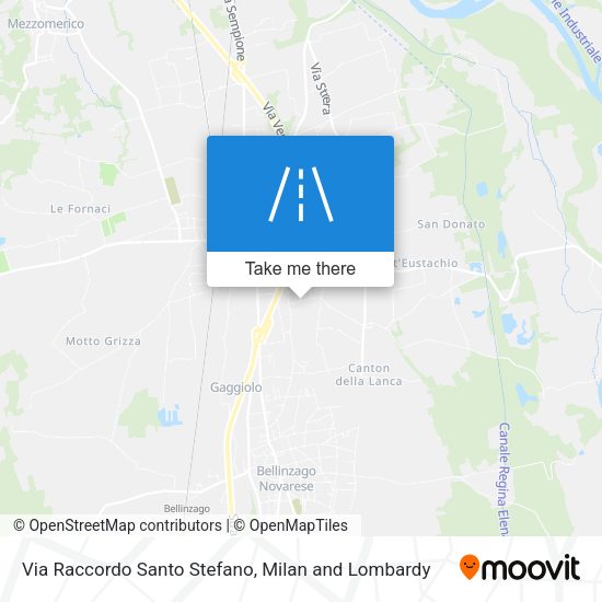 Via Raccordo Santo Stefano map