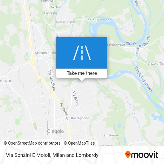 Via Sonzini E Moioli map