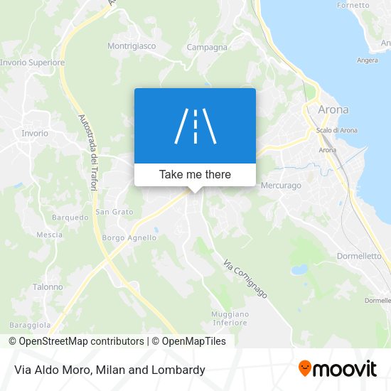 Via Aldo Moro map
